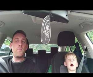 Dad and son sing Frank Sinatra Funny Video
