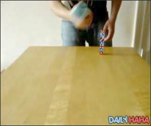 dice stacking video clip