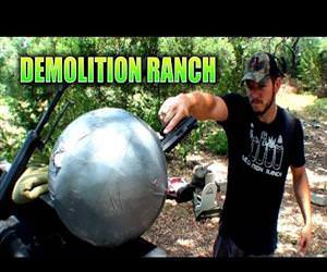 Giant Ball of Tape vs Bullets Funny Video