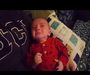 Imperial March Soothes Crying Baby Funny Video