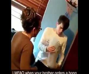 Kid orders bong mom wants to see him open it Funny Video