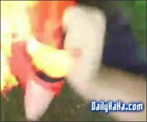 Rubbing Alcohol Fire