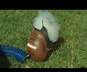 Over-inflating Footballs in slowmo