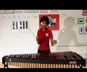 Super Mario Bros. on Marimba Funny Video