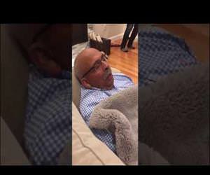 This Dad snores like a Tennis Match Funny Video