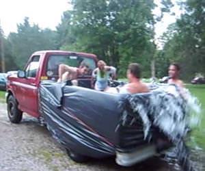 amazing redneck pool truck Funny Video