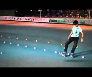 amazing rollerblader Funny Video