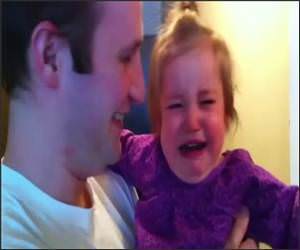 Baby Misses Dads Beard Funny Video