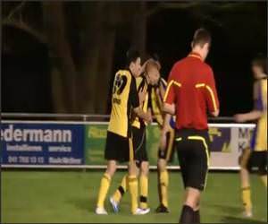  Funny Backflip Penalty Kick Video