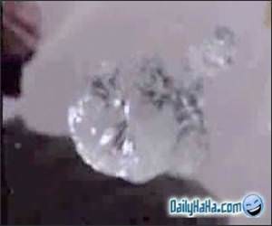 Water Balloong in space