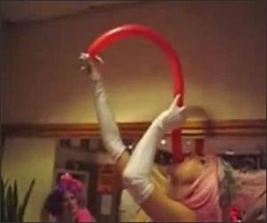 Balloon Swallowing Girl