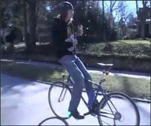 Bike and Ukelele Funny Video