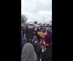 bills fan playing with fire Funny Video