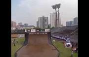 bmx jump one bike to another Funny Video