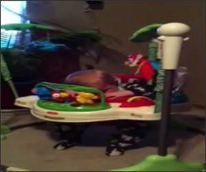 Bouncing Sleeping Baby Video