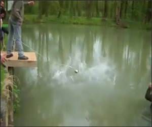 Bungee into the Lake Prank Video