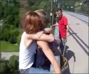 Bungee Jumping without Harness Video