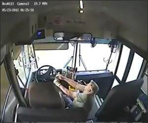 Bus Driver Crash Video