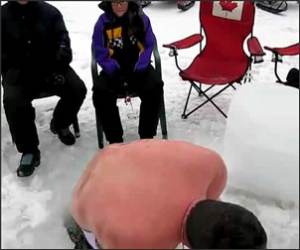 Canadian Ice Fisherman Funny Video