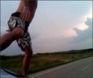 Car Surfer Funny Video