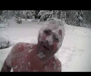 celebrating the first snow Funny Video