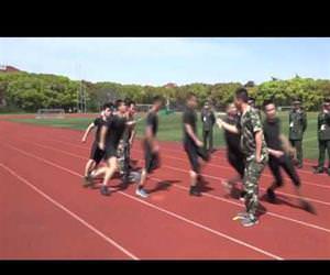 chinese firefighter jump rope Funny Video