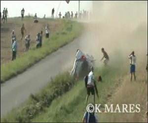 Rally Car Crashes Video