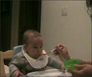 Cute Kid Hates Peaches