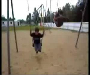 Double Swing Fail Funny Video
