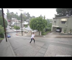 downhill skateboarding 