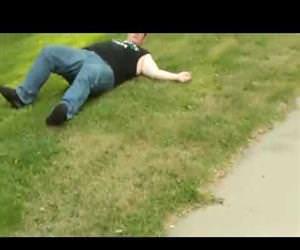 fat kid trying to kick ball Funny Video