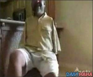 Foot Guitar Man Video