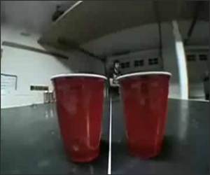 Freakish Beer Pong Skills.