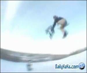 Freestyle Snow Biking