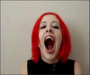 Giant Tongue Chick Funny Video