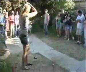 Golf Ball Smash Trick  Funny Video