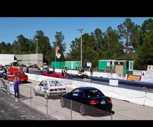 golf cart beats corvette in a drag race