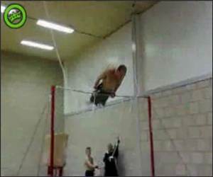 Gymnast into Wall Video