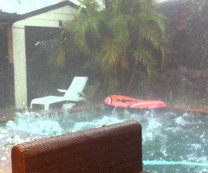 hail storm in australia Funny Video
