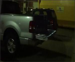 How to close a tailgate Funny Video