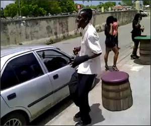 How to enter your car Funny Video