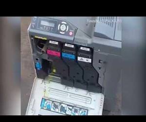 how to fix a printer properly Funny Video