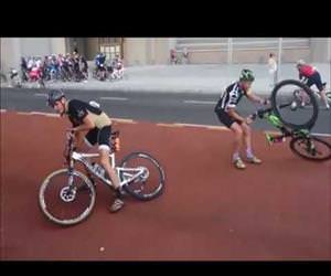 insane wind stops a race Funny Video