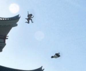 japanese schoolgirl parkour Funny Video