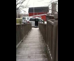 just getting into my van Funny Video