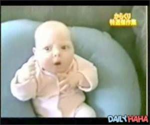The Karate baby video.