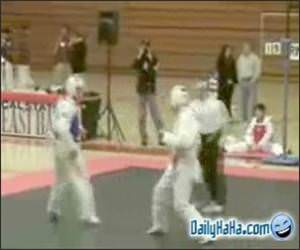 Spinning Karate Kick
