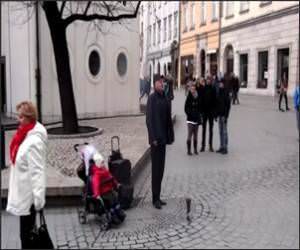 Kid Street Performer Funny Video