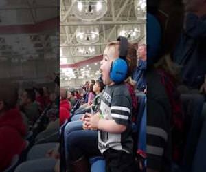 little boys reaction to dirt bike race Funny Video