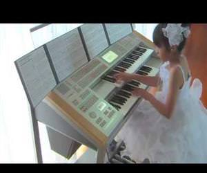 little girl playing back to the future Funny Video